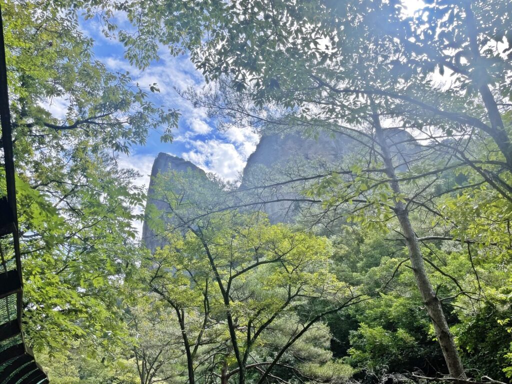 주왕산 급수대 주상절리