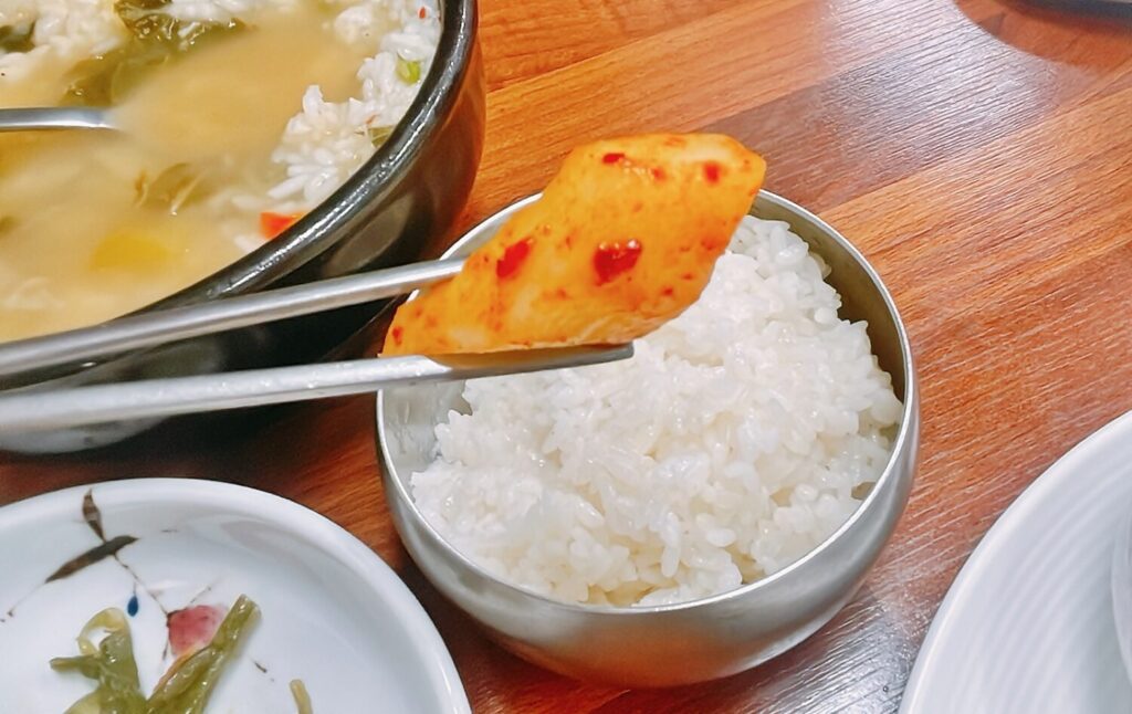 알토랑 추어탕 식당 반찬