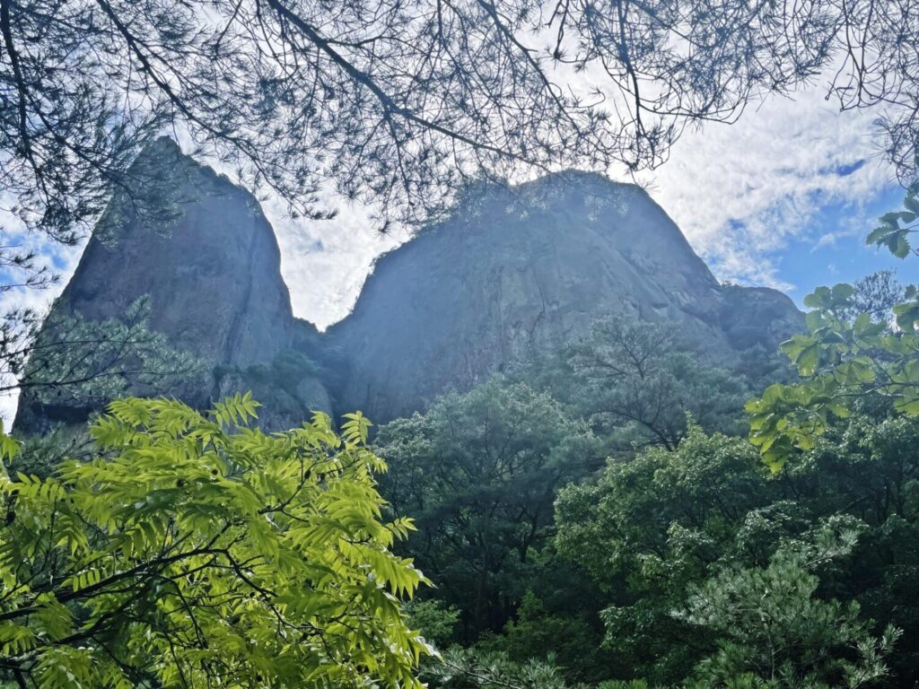주왕산 급수대 주상절리