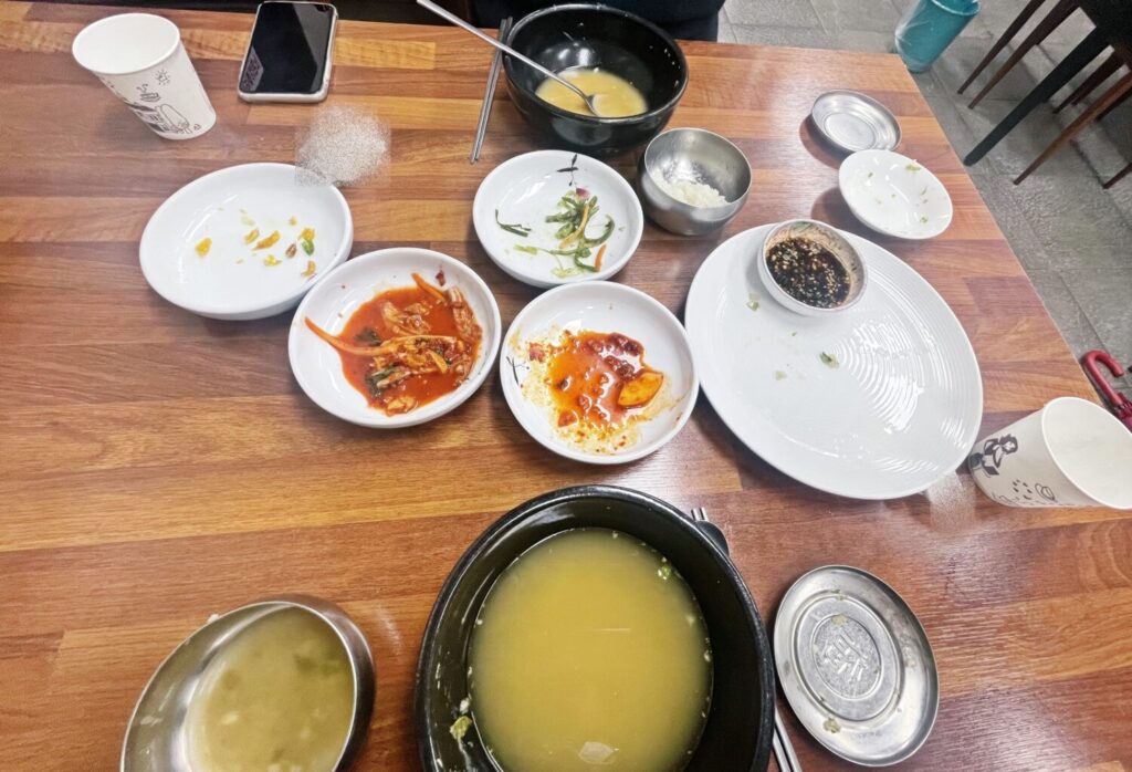 추어탕 식사 후 사진