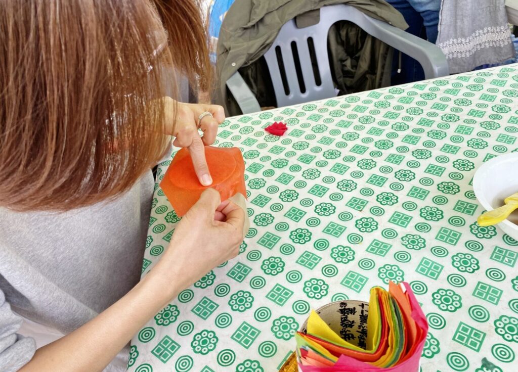 안동한지축제 체험 풍경 만들기